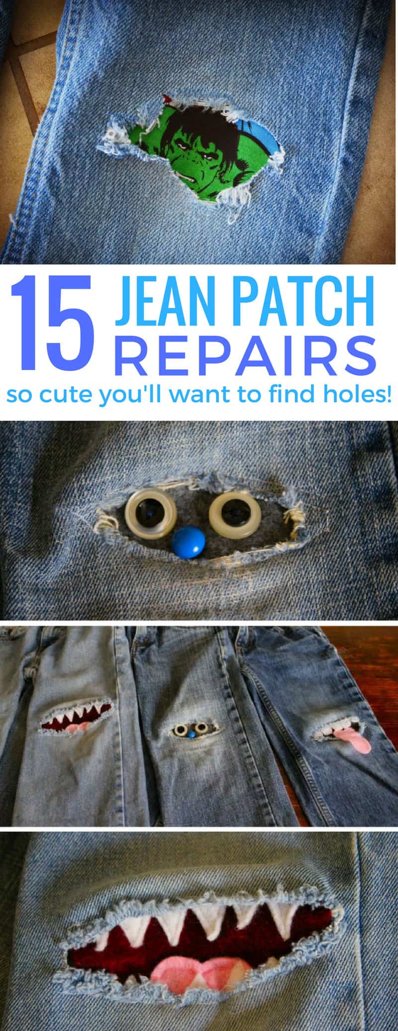 15 Amazing Jean Patch Repair Ideas You Need to See Just Bright Ideas