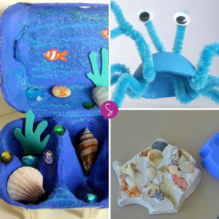 Easy Ocean Crafts For Kids To Learn All About Sea Creatures! | Just ...