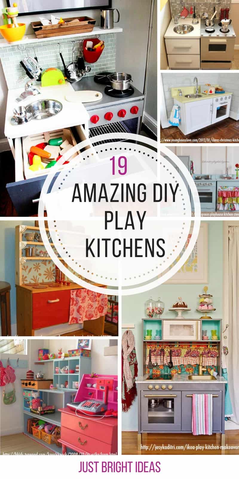 19 DIY Play Kitchens so Amazing You'll Want to Cook in Them Yourself!