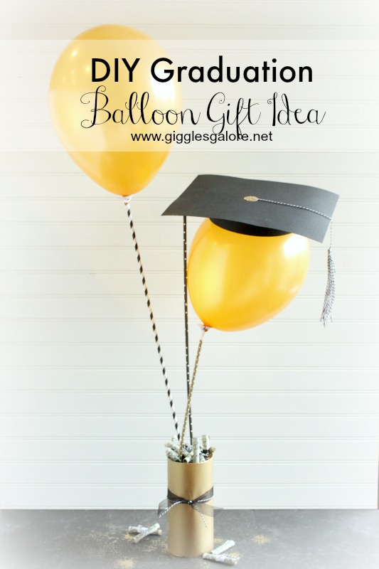 DIY Graduation Cap Balloon Gift
