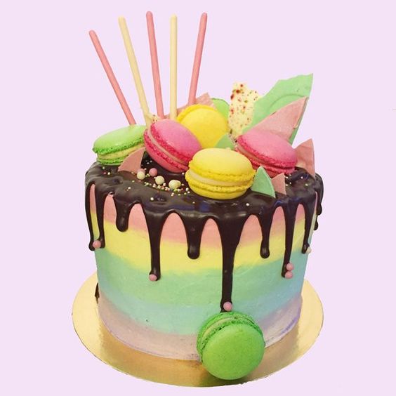 Pastel Pixie Rainbow Cake