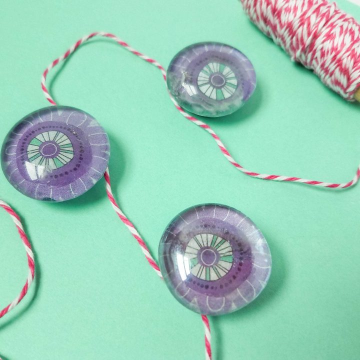 DIY Glass Gem Magnets