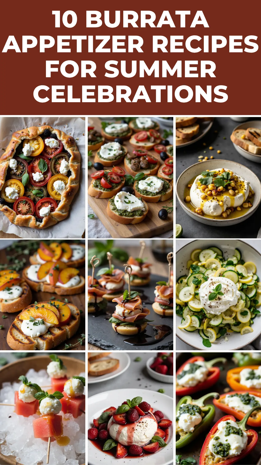 From grilled fruit to bruschetta bars, these burrata appetizers are a fresh, crowd-pleasing hit for summer entertaining.