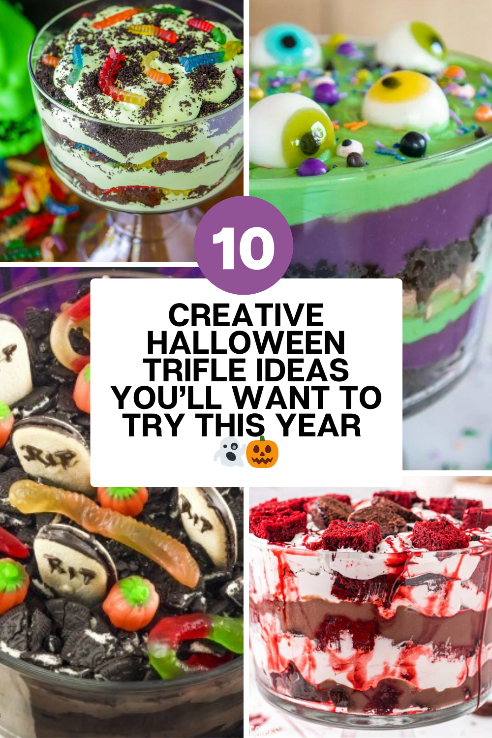 Looking for Halloween trifle ideas that are both spooky and scrumptious? These layered desserts pack all the festive vibes, from graveyard themes to pumpkin parfaits. 🍫👀 Simple to assemble and a total crowd-pleaser, these trifles are perfect for your next Halloween party. 🎉💀 Get inspired with these must-make treats! #HalloweenTrifles #TrifleInspiration #HalloweenDesserts