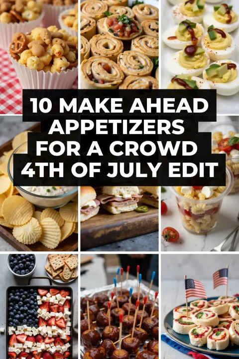 From dips to sliders, these make-ahead appetizer ideas are crowd-friendly and totally party-ready for summer celebrations.