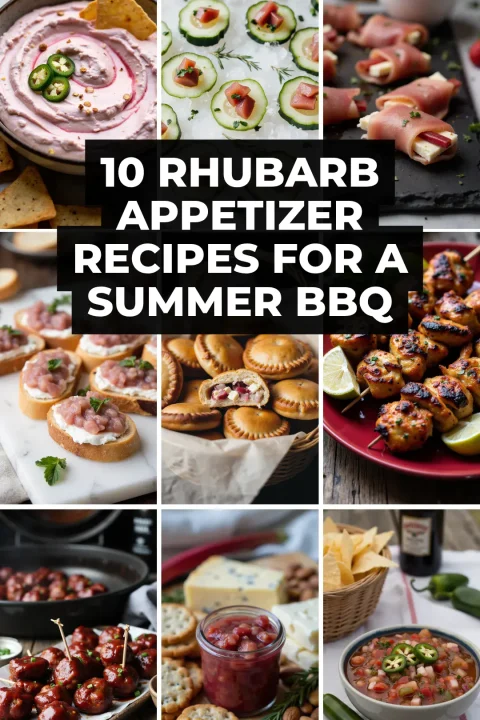From crostini to meatballs, these unique rhubarb appetizer ideas bring fresh flavor to your summer celebrations!