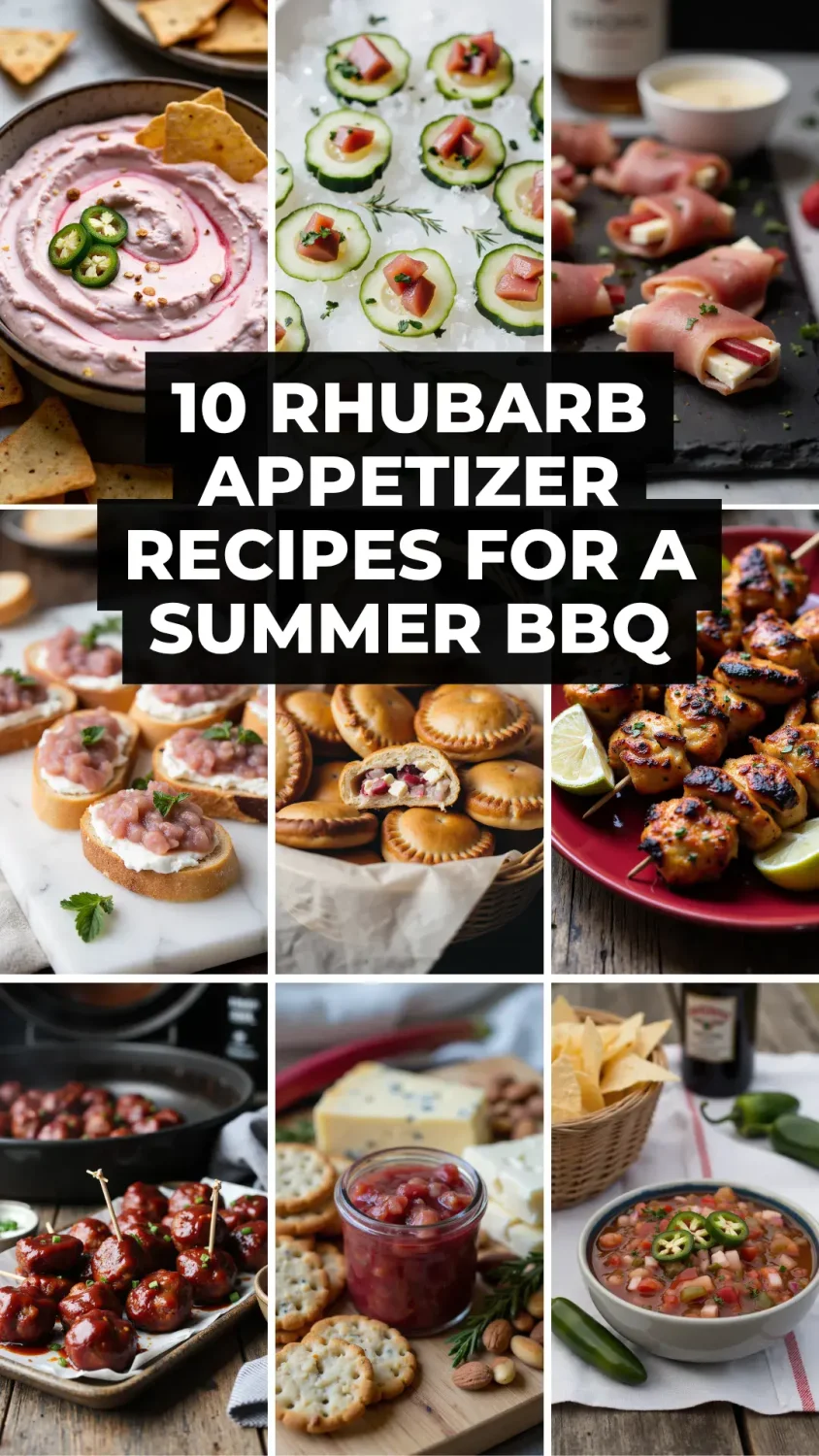 From crostini to meatballs, these unique rhubarb appetizer ideas bring fresh flavor to your summer celebrations!