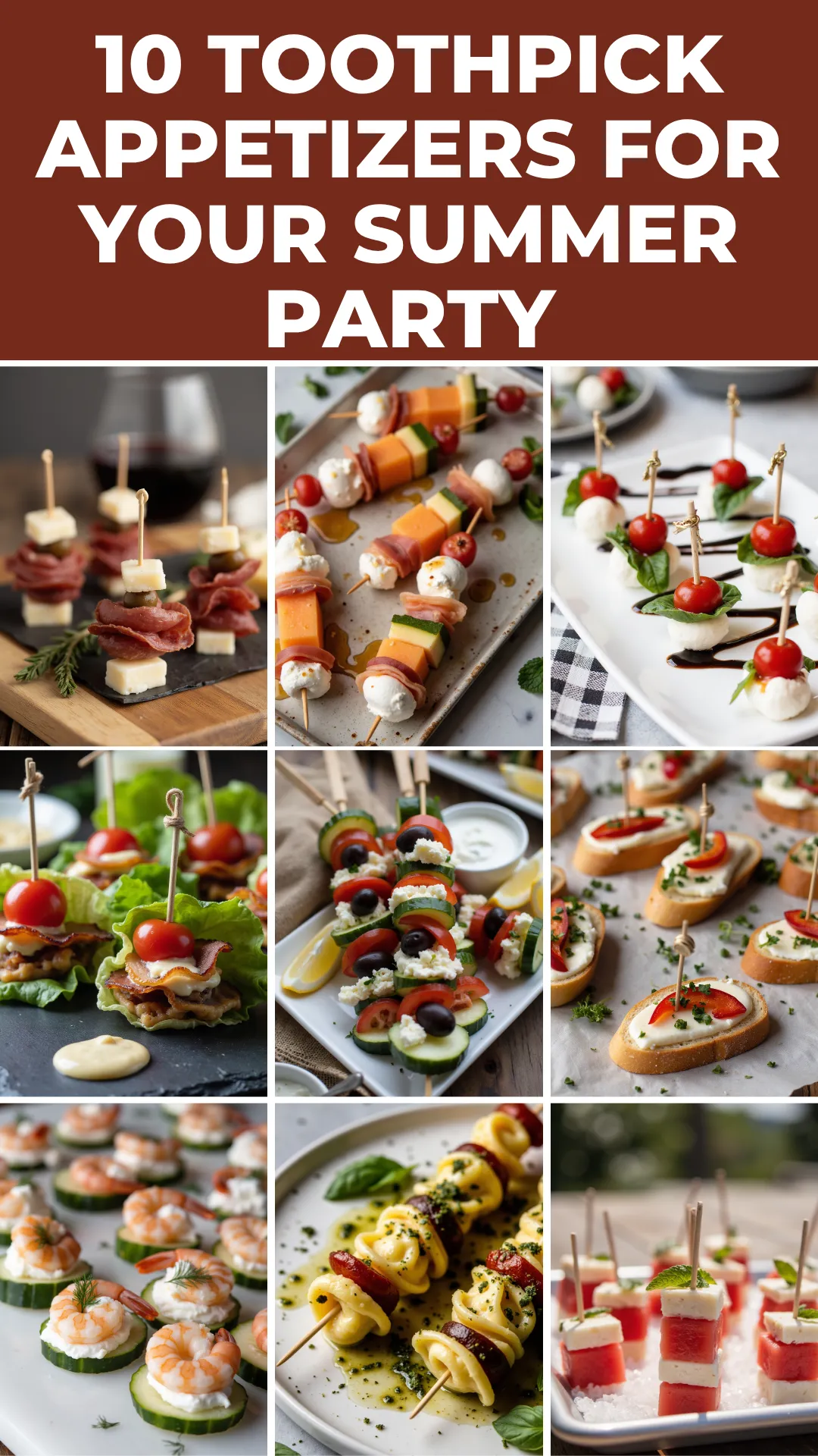 From mini skewers to creative bites, these toothpick appetizer ideas are perfect for warm-weather celebrations.