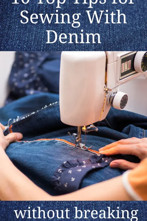 Sewing with denim? Don’t get stuck with broken needles and bulky seams! ? These 10 tips make DIY denim projects so much easier—from picking the right needle to creative ways to reuse jeans pockets. #UpcycledDenim #SewingTips #DIYJeans #RepurposeClothes #SewingForBeginners