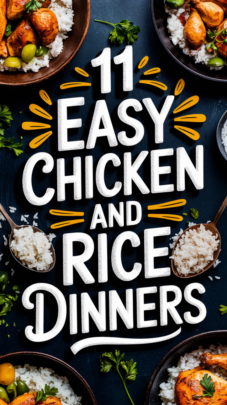 Got chicken? Got rice? Then you’ve got dinner covered! This list is packed with easy, delicious ways to turn those two simple ingredients into a meal the whole family will love. From one-pot wonders to slow cooker favorites and comforting casseroles, these recipes take the guesswork out of meal planning. So whether you’re in the mood for something creamy, cheesy, or loaded with bold flavors, there’s a recipe here calling your name. Let’s get cooking!