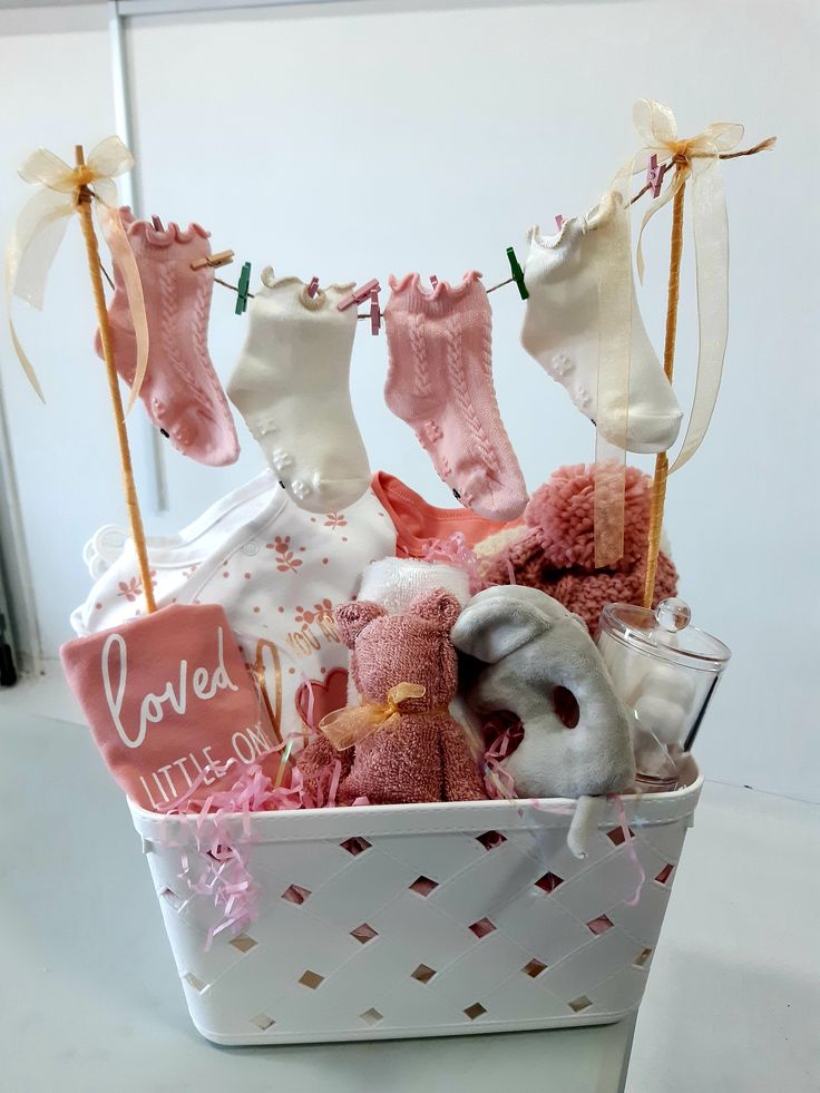 Craft a delightful baby girl gift basket filled with must-haves and cute surprises! Whether you're celebrating a new arrival or attending a baby shower, these thoughtful items will bring smiles all around. 🎀 #BabyGifts #NewMomMustHaves