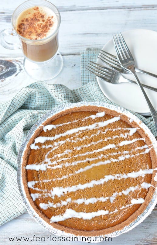 Ah the perfect dessert option for guests who are GF - a sweet potato pie!