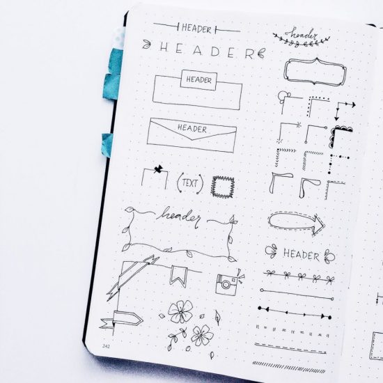 Gorgeous Bullet Journal Banners You'll Want to Try in Your BUJO ASAP!