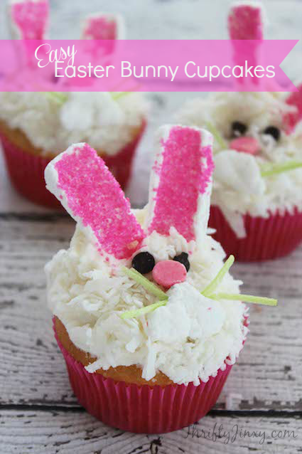 Long Ears Bunny Cupcake