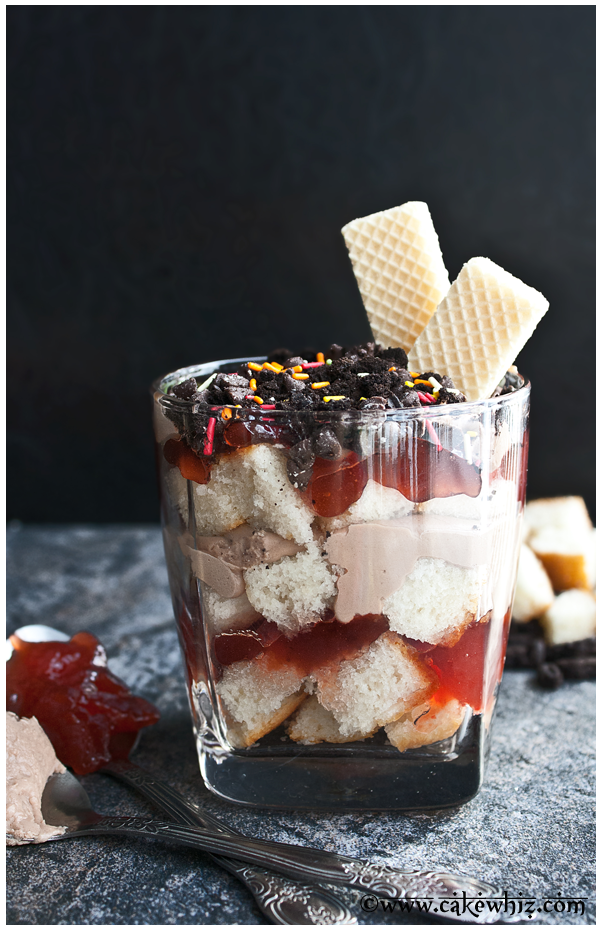 Mini Nutella, Peanut Butter & Oreo Trifle