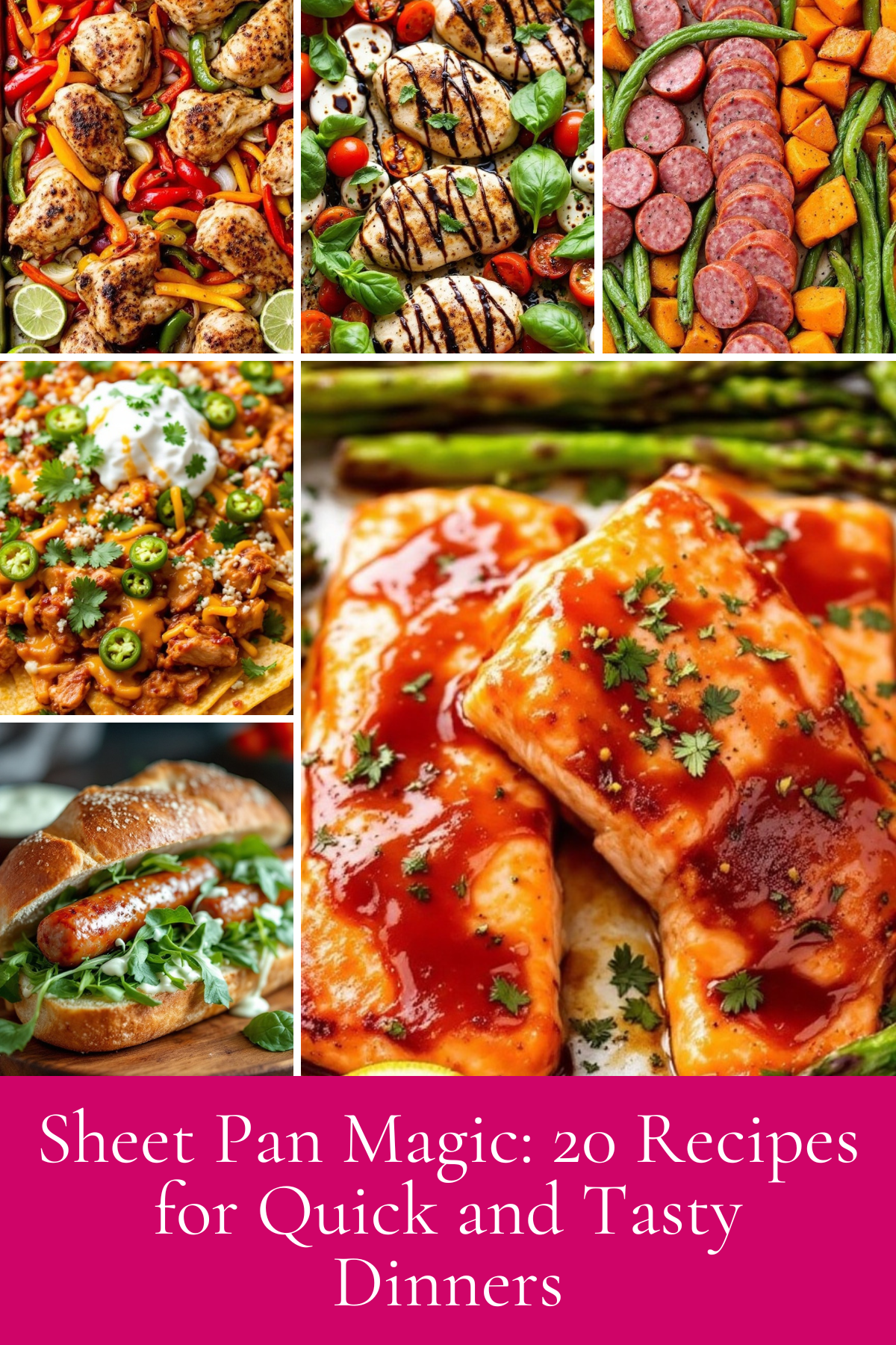 🍴 Tired of complicated meals? These 20 sheet pan dinner recipes are here to save your weeknights! Quick, easy, and oh-so-tasty. 🥘✨ #SheetPanDinners #EasyMeals #OnePanRecipes