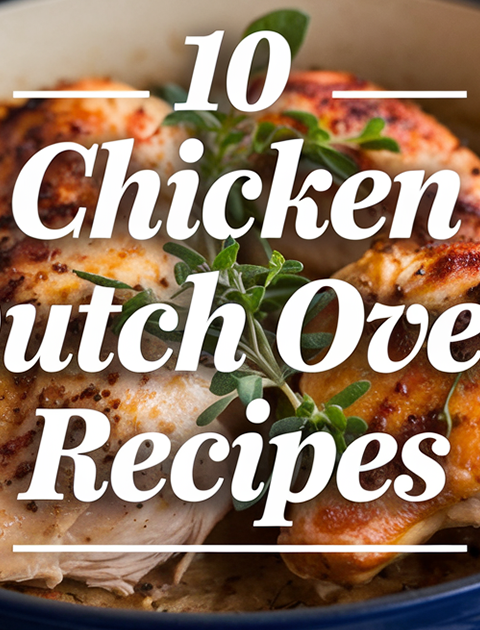 ? One pot, no stress! These Dutch oven chicken recipes make dinner easy and oh-so-delicious. Perfect for busy moms! ❤️✨ #OnePotCooking #ChickenMeals #DutchOvenLove
