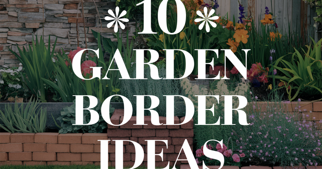 Transform your yard with these 10 stunning garden border ideas! ?? Perfect for adding charm and structure to your outdoor space. ?✨ #GardenInspiration #OutdoorLiving #DIYGarden