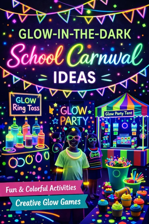 A glow-in-the-dark carnival is one of the easiest ways to make your school fundraiser feel completely different — and kids go absolutely wild for it. Here's how to set up the games, food, activities, and décor without blowing the budget.