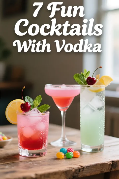 Vodka lovers, this one’s for you ✨ These fun vodka cocktails are colorful, playful, and ridiculously easy to make—no bartender skills required. From sweet candy-inspired sips to fruity tropical vibes and fizzy drinks with a twist, every recipe feels like a mini celebration 🥳 Perfect for parties, girls’ nights, or anytime you want a drink that looks fancy but takes zero stress. Simple ingredients, bold flavors, and major “I can’t believe I made this” energy 💃 Grab your shaker (or just a glass), because it’s time to sip happy 🍹