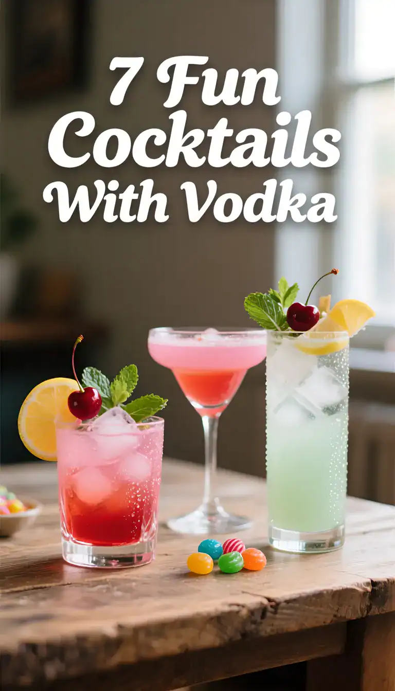 Vodka lovers, this one’s for you ✨ These fun vodka cocktails are colorful, playful, and ridiculously easy to make—no bartender skills required. From sweet candy-inspired sips to fruity tropical vibes and fizzy drinks with a twist, every recipe feels like a mini celebration 🥳 Perfect for parties, girls’ nights, or anytime you want a drink that looks fancy but takes zero stress. Simple ingredients, bold flavors, and major “I can’t believe I made this” energy 💃 Grab your shaker (or just a glass), because it’s time to sip happy 🍹