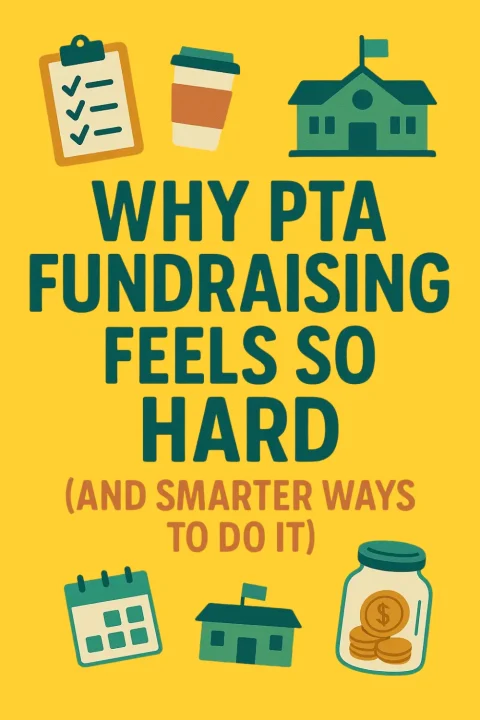 If PTA fundraising feels harder than it should, this is for you. Real-life fundraising ideas that work without exhausting parents. đź’› #PTAMoms #FundraisingIdeas #SchoolLife