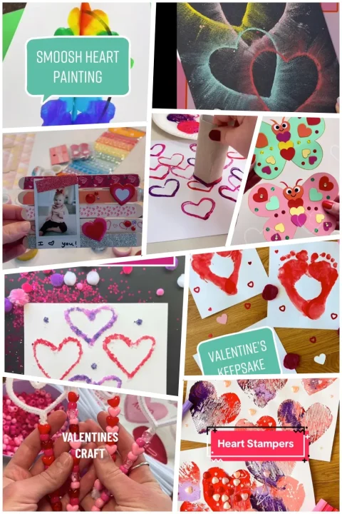 14 easy Valentine’s Day crafts for kids using simple supplies. Fun, creative ideas for toddlers, preschoolers, and classrooms that kids will love making.