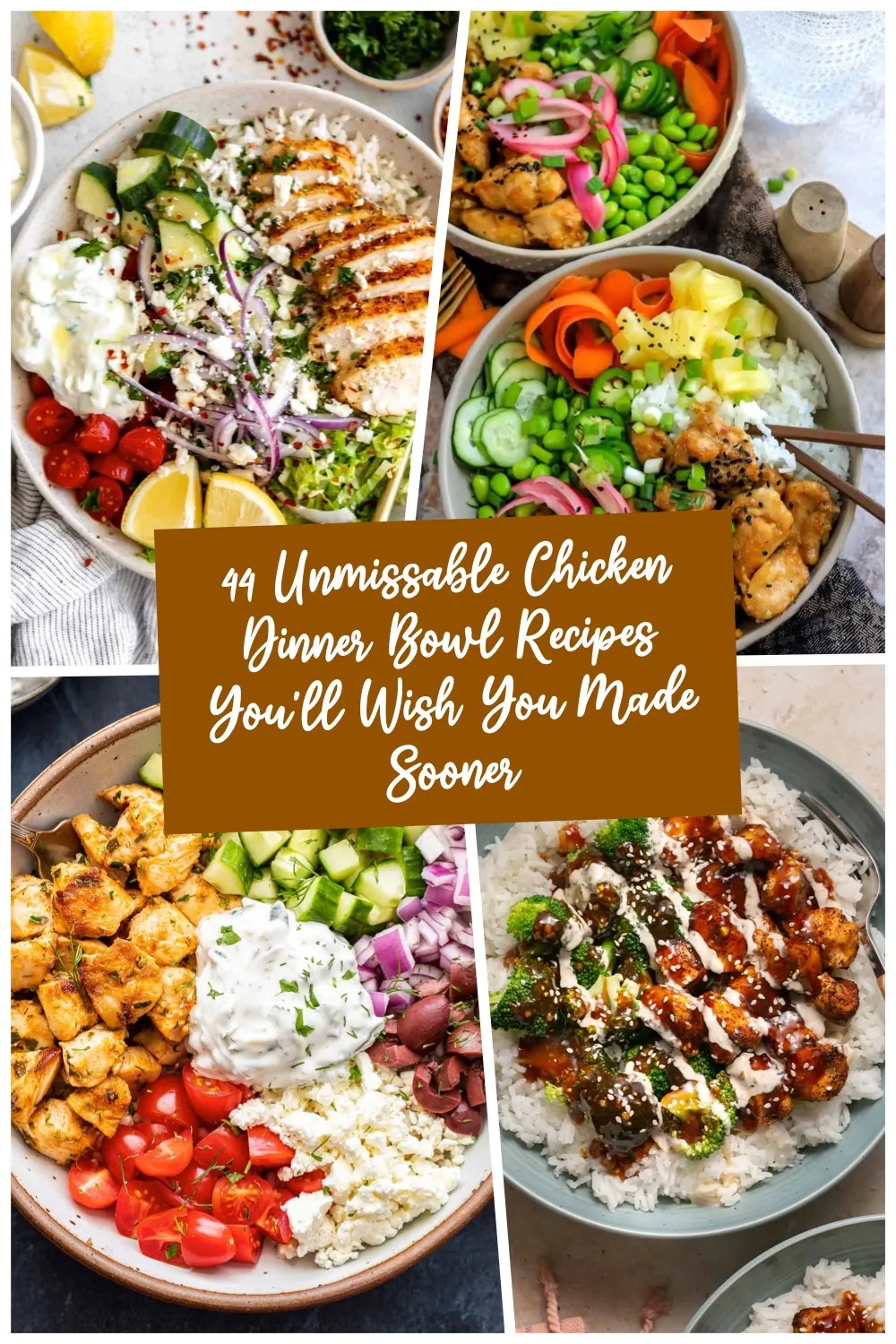 44 Unmissable Chicken Dinner Bowl Recipes You’ll Wish You Made Sooner - From quick weeknight favorites to meal-prep heroes and comfort-food classics, these bowls make dinner simple without being boring