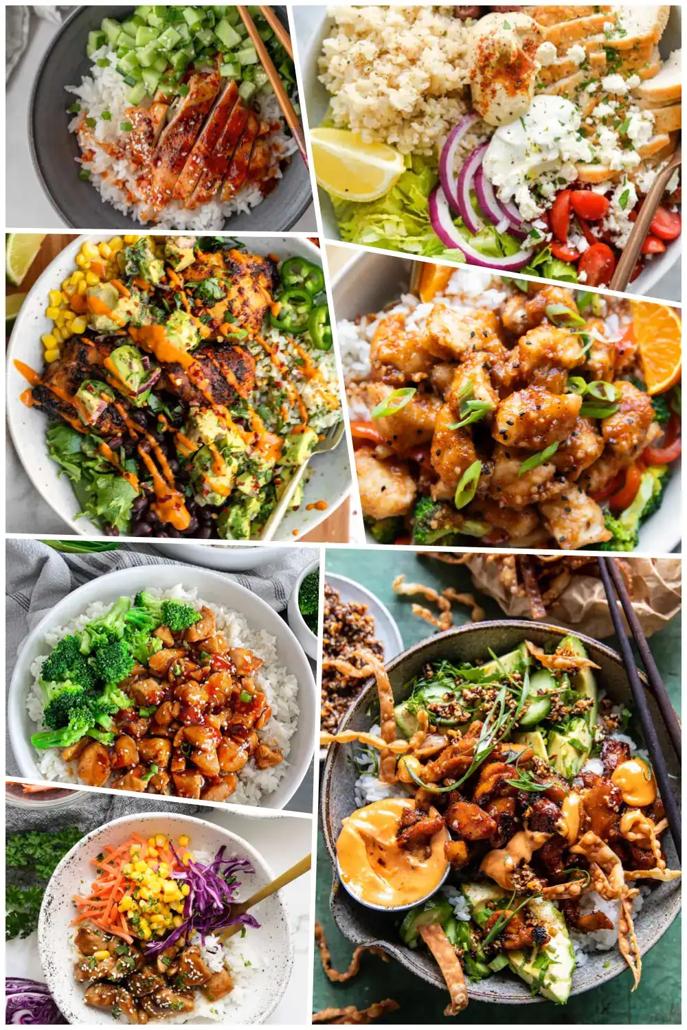 Looking for easy chicken rice bowls for lunch or dinner? These healthy bowl recipes are perfect for meal prep, busy nights, and fresh, filling meals. 🍚🥗
