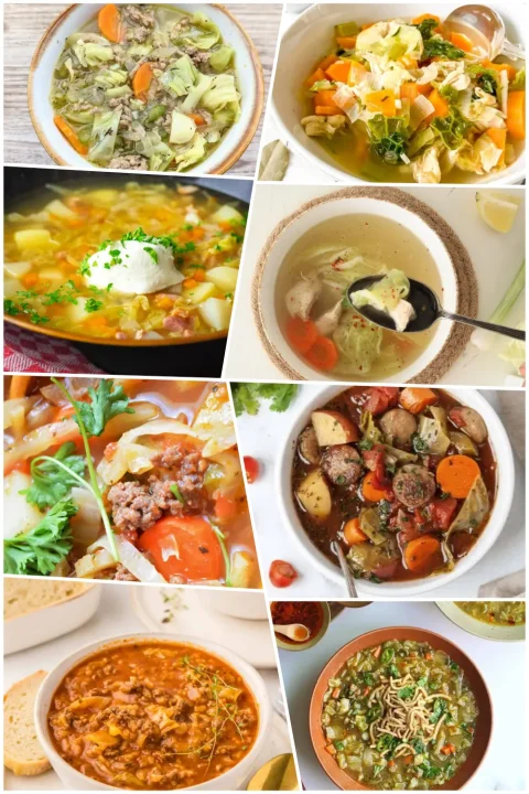 These hearty cabbage soups with meat are cozy, filling, and perfect for cold weather 🥣 Made with chicken, beef, sausage, and turkey. #CabbageSoup #HeartySoups #ComfortFood #WinterMeals