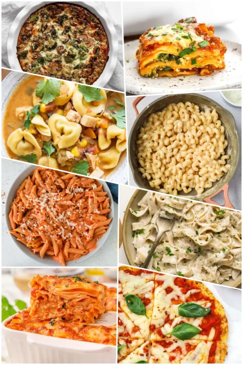 These cottage cheese dinner recipes are creamy, cozy, and packed with protein 🧀 From pasta bakes to soups and pizza. #CottageCheese #HighProteinDinner #EasyMeals #ComfortFood