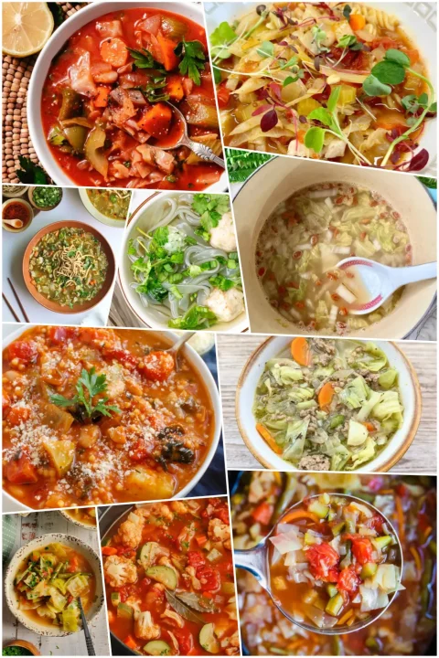 These cabbage soup recipes are cozy, filling, and perfect for everyday meals 🥣 From hearty meat soups to light veggie bowls. #CabbageSoup #SoupRecipes #ComfortFood #EasyMeals