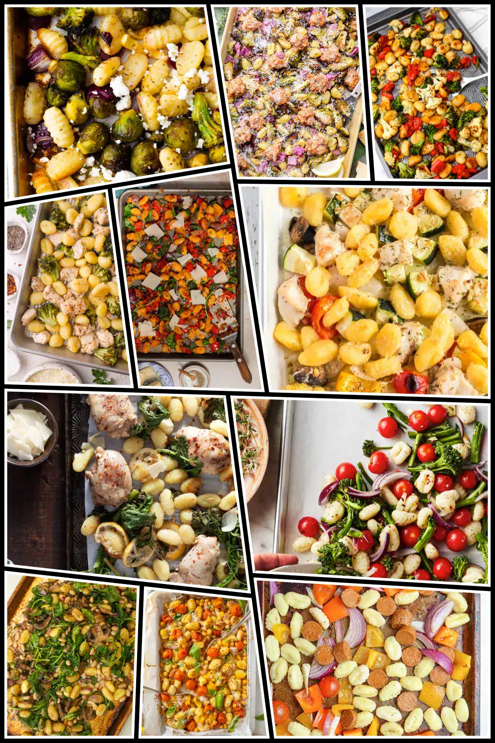 These sheet pan gnocchi dinners are crispy on the outside, soft on the inside, and made on one pan 🍽️ Easy weeknight meals with minimal prep and cleanup. #SheetPanGnocchi #EasyWeeknightDinners #OnePanMeals #GnocchiRecipes