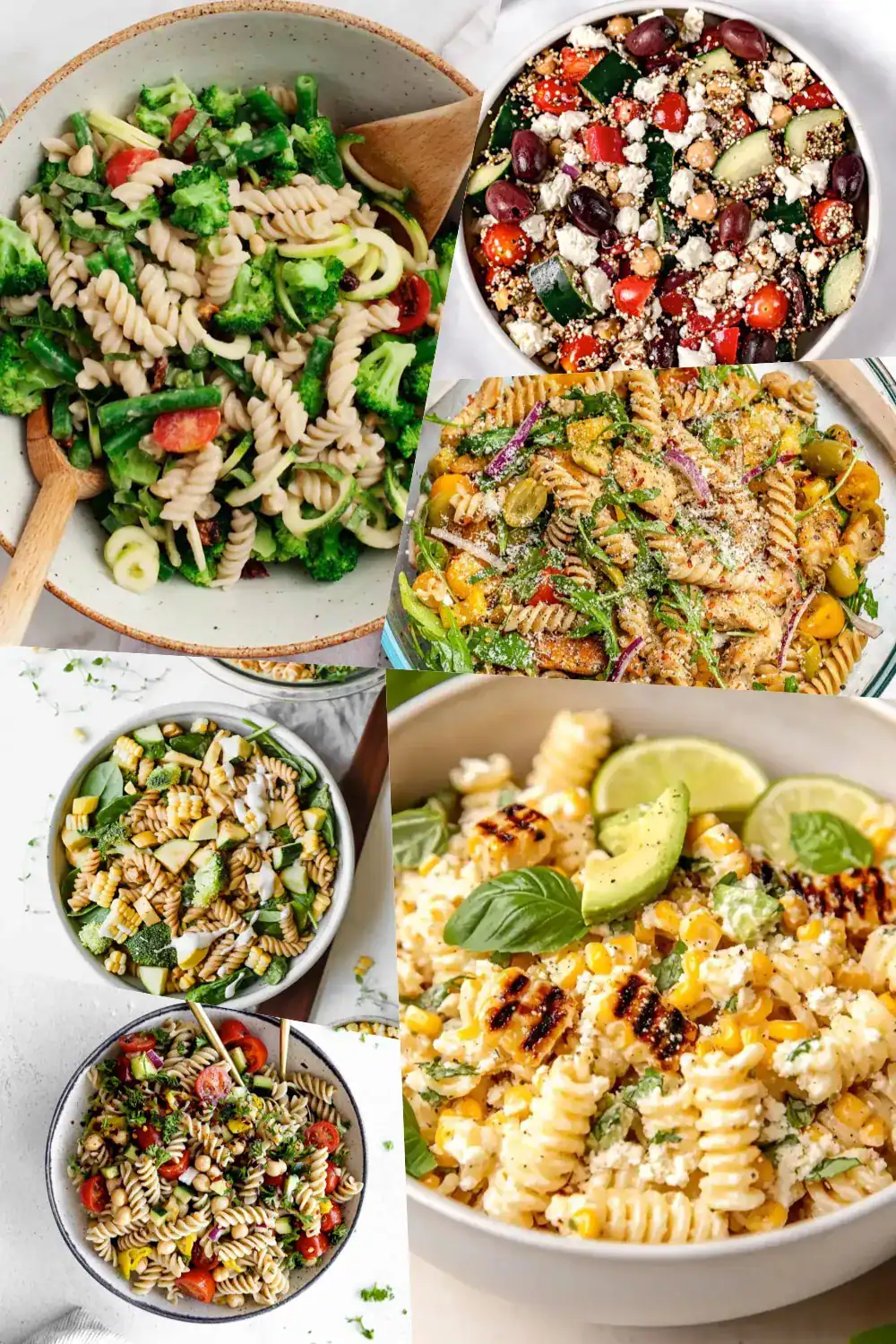 These pasta salads are perfect for your next potluck, picnic, or backyard BBQ 🍝 From creamy favorites to fresh, colorful bowls, there’s something for everyone. #pastasalad #potluckrecipes #summerfood