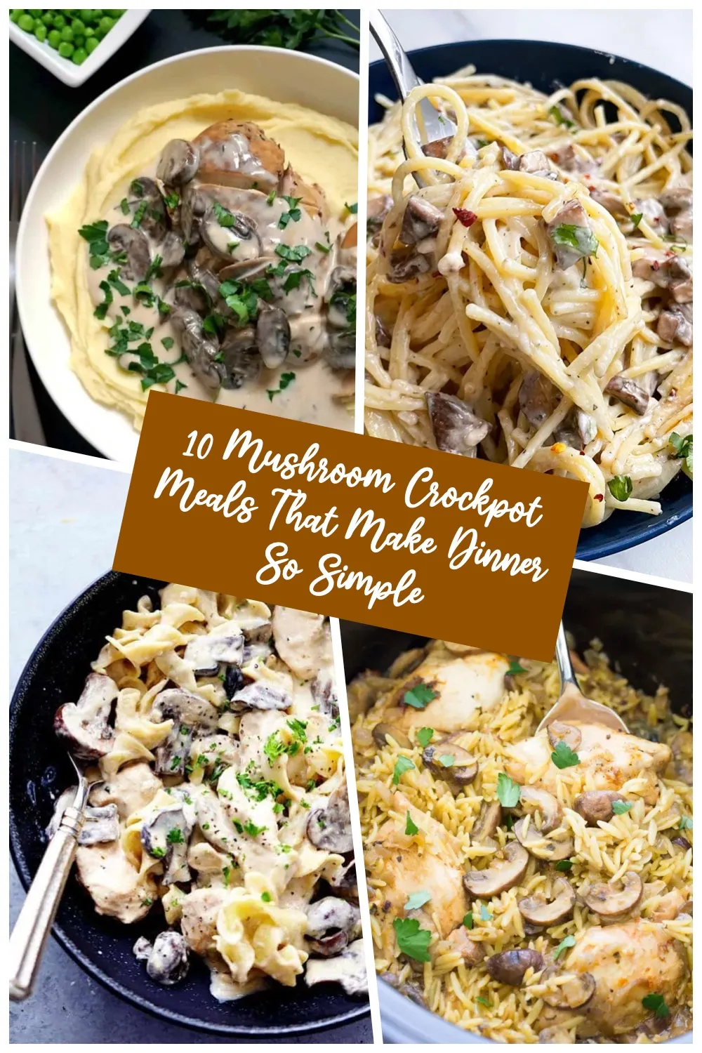 If you love mushrooms and easy dinners, this crockpot recipe collection is for you. Warm, creamy, and perfect for busy families. 🍲 #MushroomRecipes #SlowCookerDinners #EasyFamilyMeals #DinnerIdeas