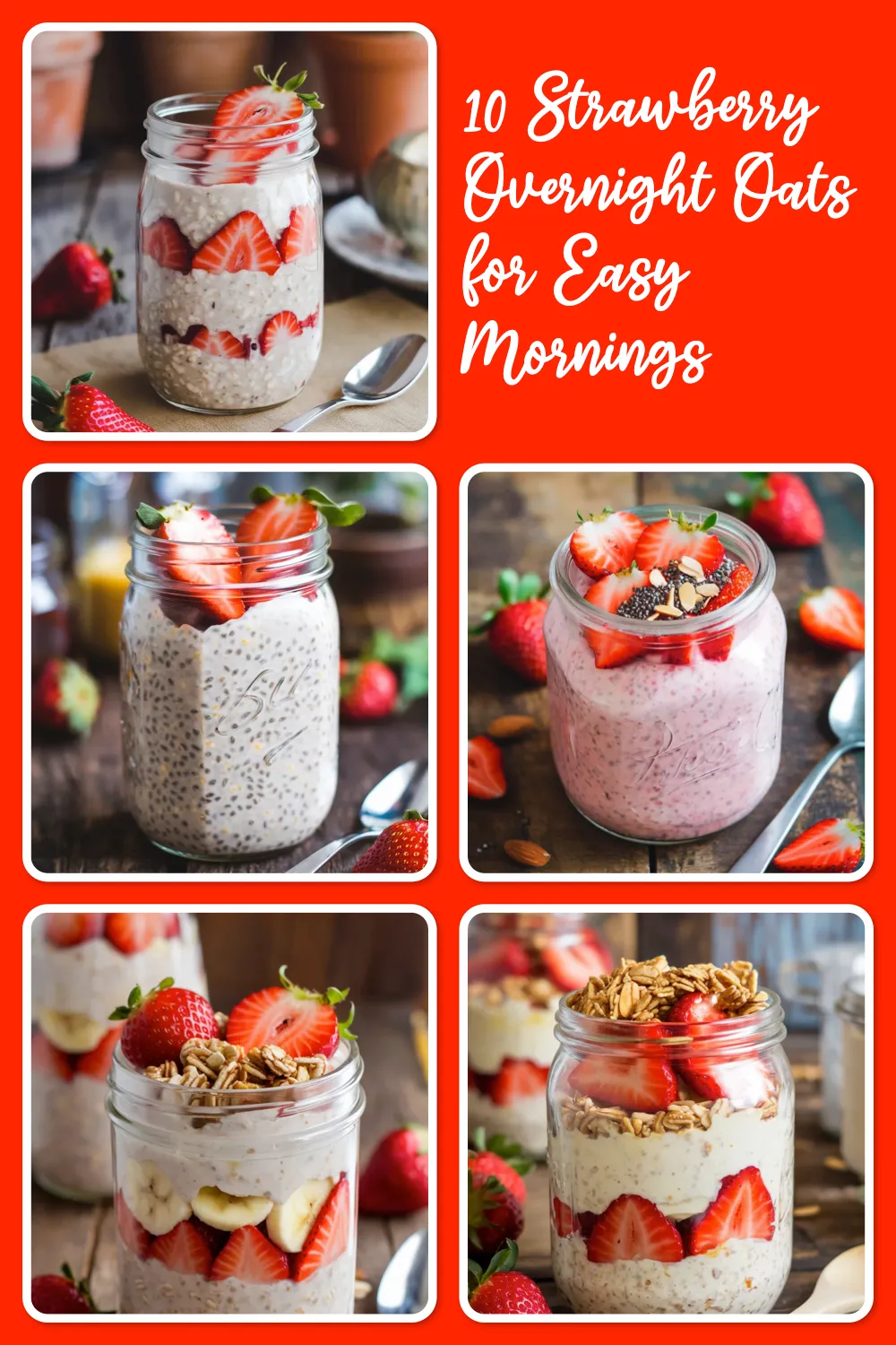 Creamy, fruity, and easy to make — these strawberry overnight oats are great for everyday mornings.