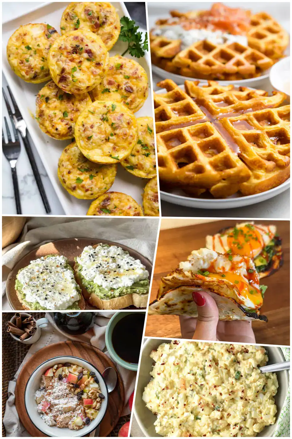 From pancakes and waffles to egg bites and toast, these cottage cheese breakfast ideas will keep you full all morning. #BreakfastIdeas #ProteinPacked #EasyBreakfast #HealthyEating