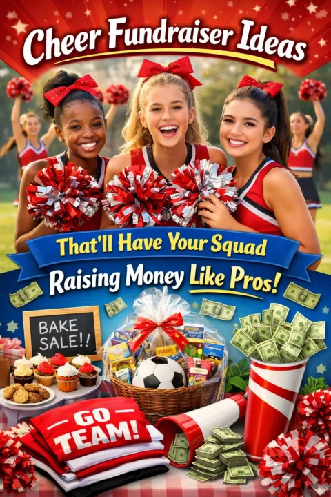 Ready to level up your cheer fundraising? 📣💰 These fun and creative ideas will help your squad raise more money while building team spirit. Perfect for competitions, travel, and gear! #CheerFundraiser #TeamSpirit