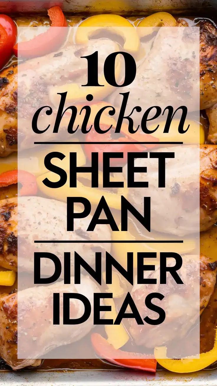 10 quick and easy chicken sheet pan dinner ideas for busy weeknights