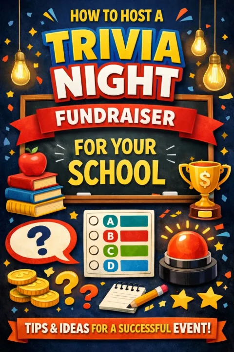 Turn knowledge into donations 🧠💰 This trivia night fundraiser guide shows you exactly how to plan, organize, and host a fun event your school community will love. Easy to set up and packed with engagement! #SchoolFundraiser #TriviaNight