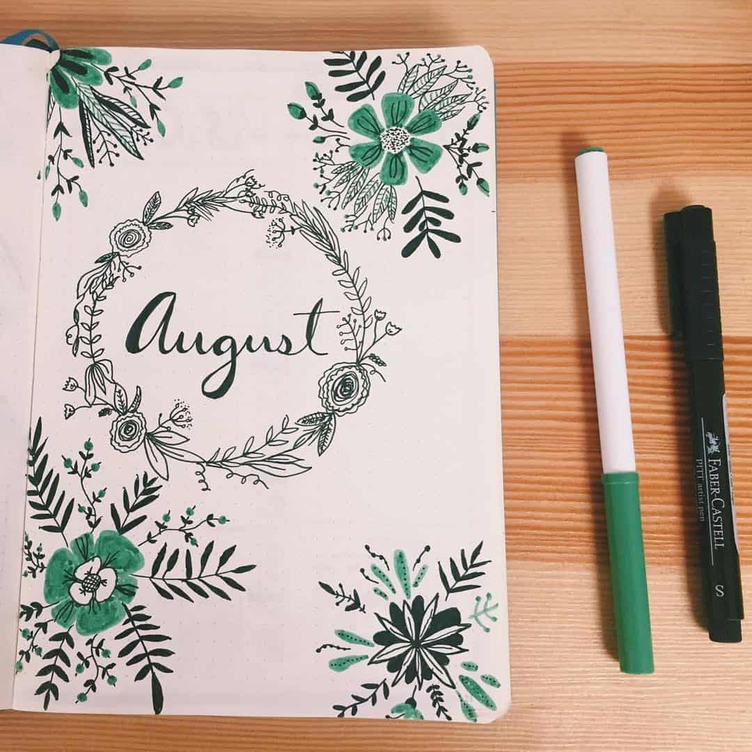 25 Gorgeous August Bullet Journal Ideas to Inspire You!