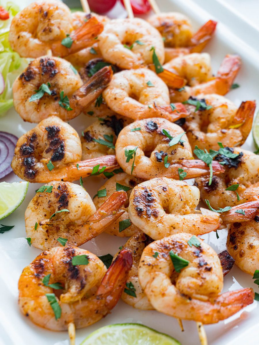 Spice up your summer with these gluten-free chipotle lime shrimp skewers! Serve them hot off the grill as an appetizer, a delightful addition to your garden salad, or tucked into tasty shrimp tacos. Let's get grilling! 🌞🌶🍤 #SummerEats #HealthyRecipes