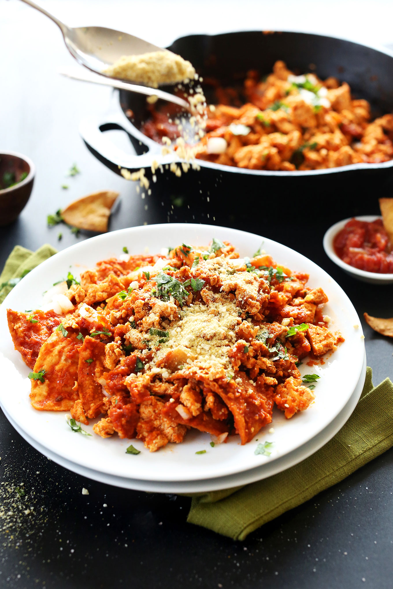 Simple Tofu Chilaquiles