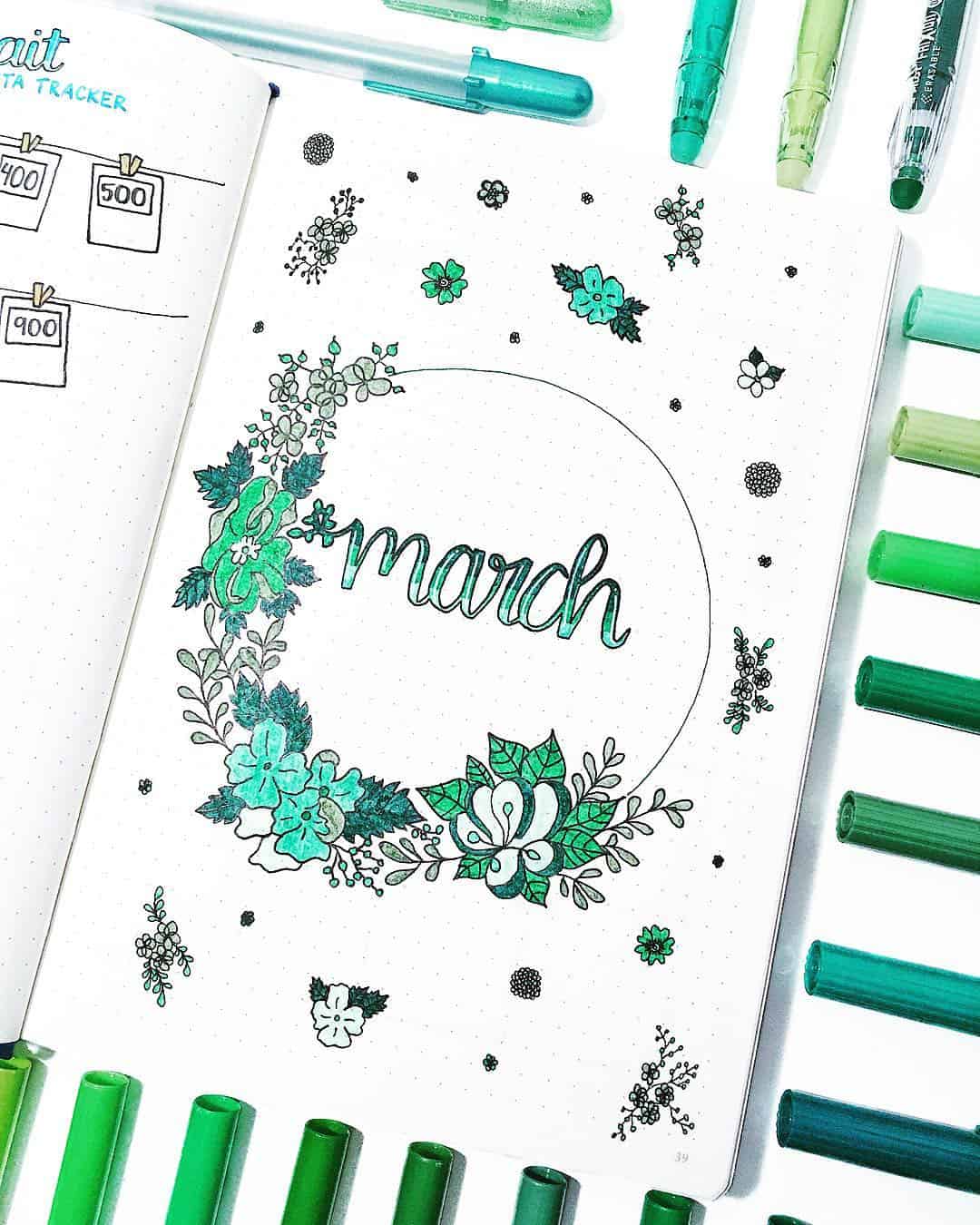 10 Cute March Bullet Journal Ideas You'll Want to Steal