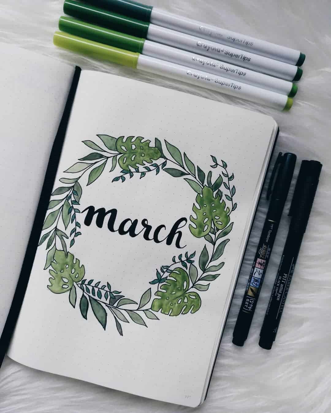 10 Cute March Bullet Journal Ideas You'll Want to Steal