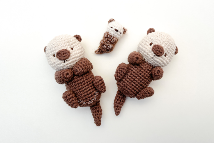 Image for Free Crochet Pattern - Sea Otters