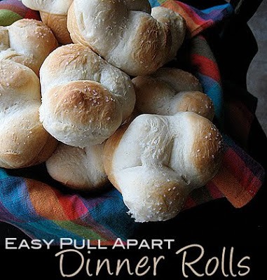 These dinner rolls look delicious and they are so easy to make you don't even need a mixer.