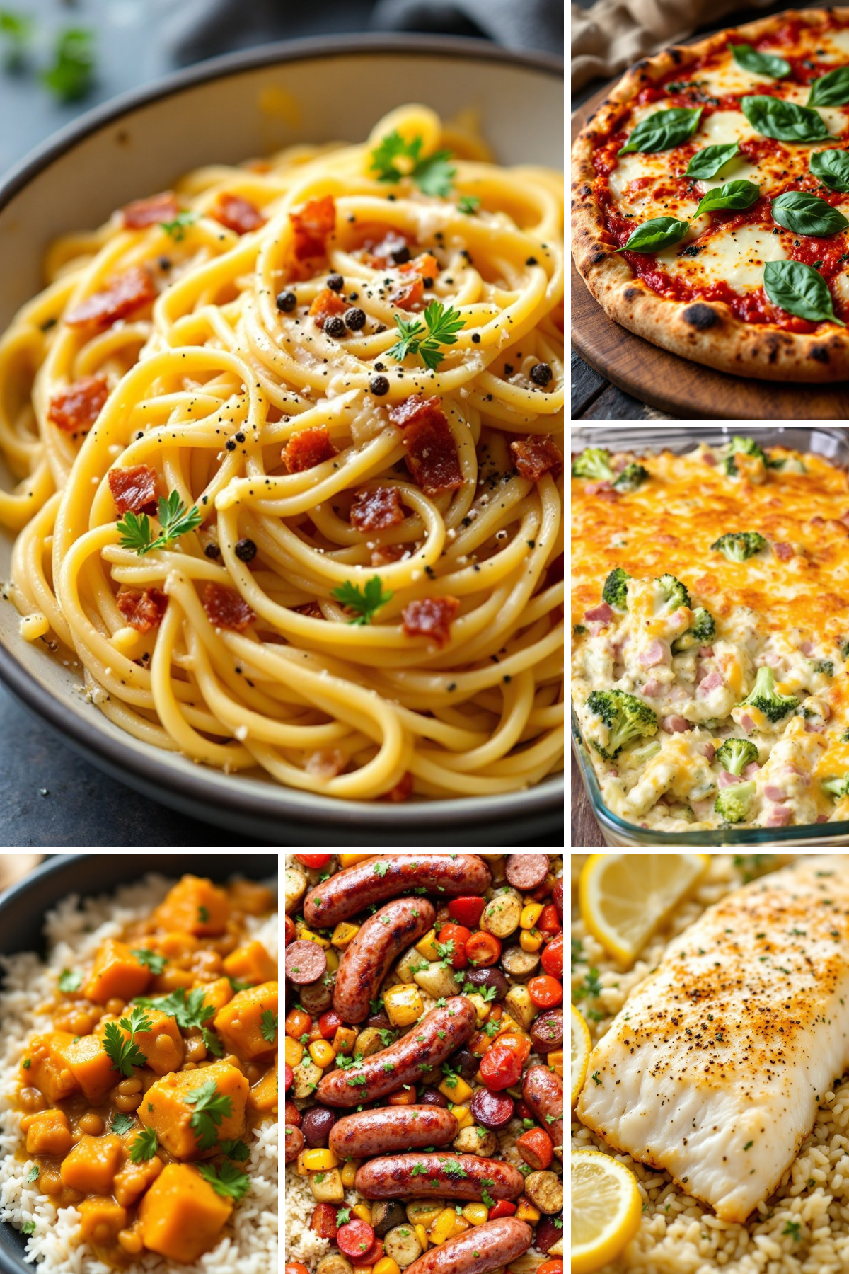 🥘 Busy week? These 30 dinner recipes are here to save the day! Quick, easy, and oh-so-tasty ideas that will make dinner the best part of your night. #EasyDinnerRecipes #WeeknightMeals