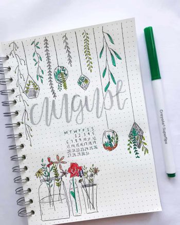 25 Gorgeous August Bullet Journal Ideas to Inspire You!