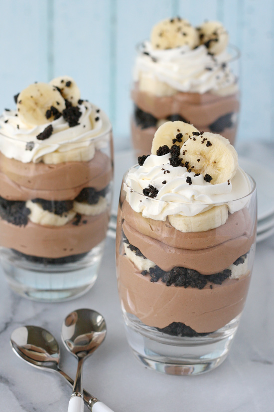 Banana Nutella Trifle